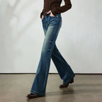 Washed Flared Jeans