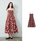 Floral Strappy Midi Dress