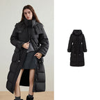 Long Hooded Puffer Coat