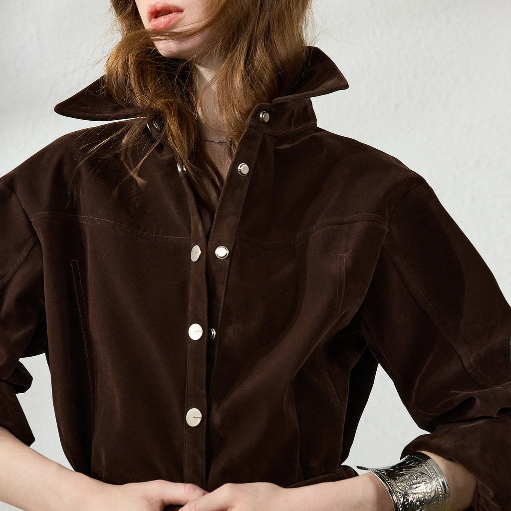 Belted Collared Jacket