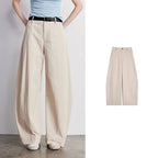 Pleated Wide-Leg Pants