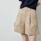 Pleated Tailored Shorts