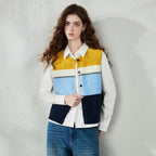 Seam-Detail Button-Front Shirt