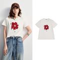Flower Graphic Crewneck Tee