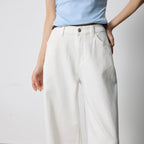 Seam-Detail Straight-Leg Jeans