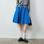 Button-Front A-Line Skirt