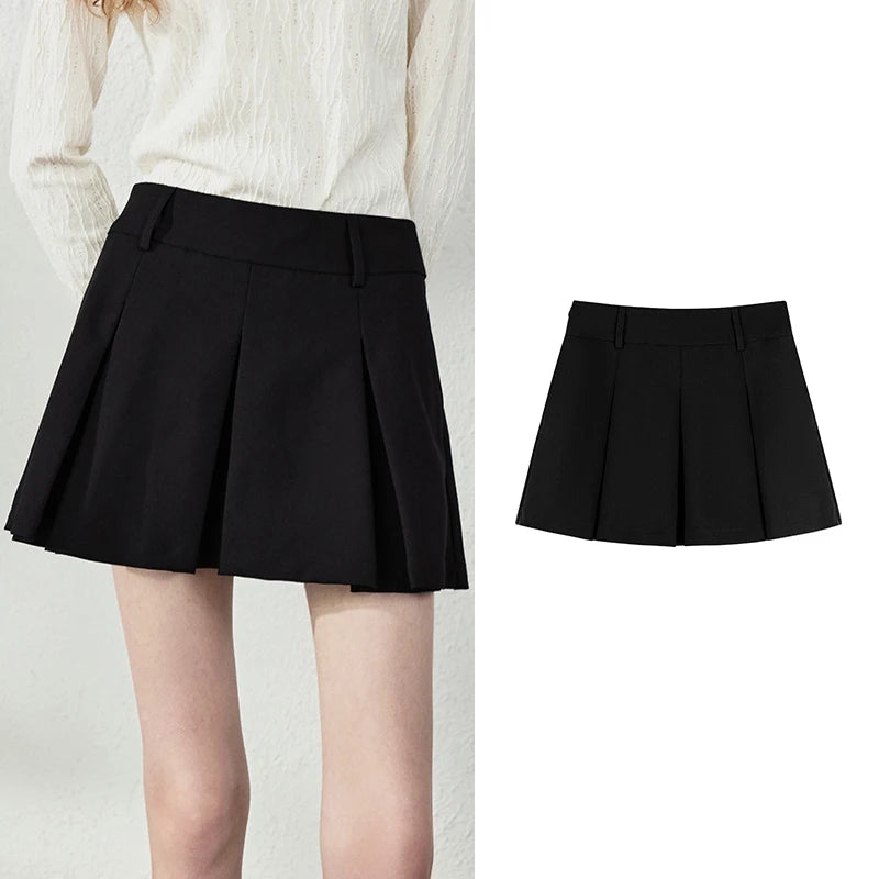 Pleated Mini Skirt