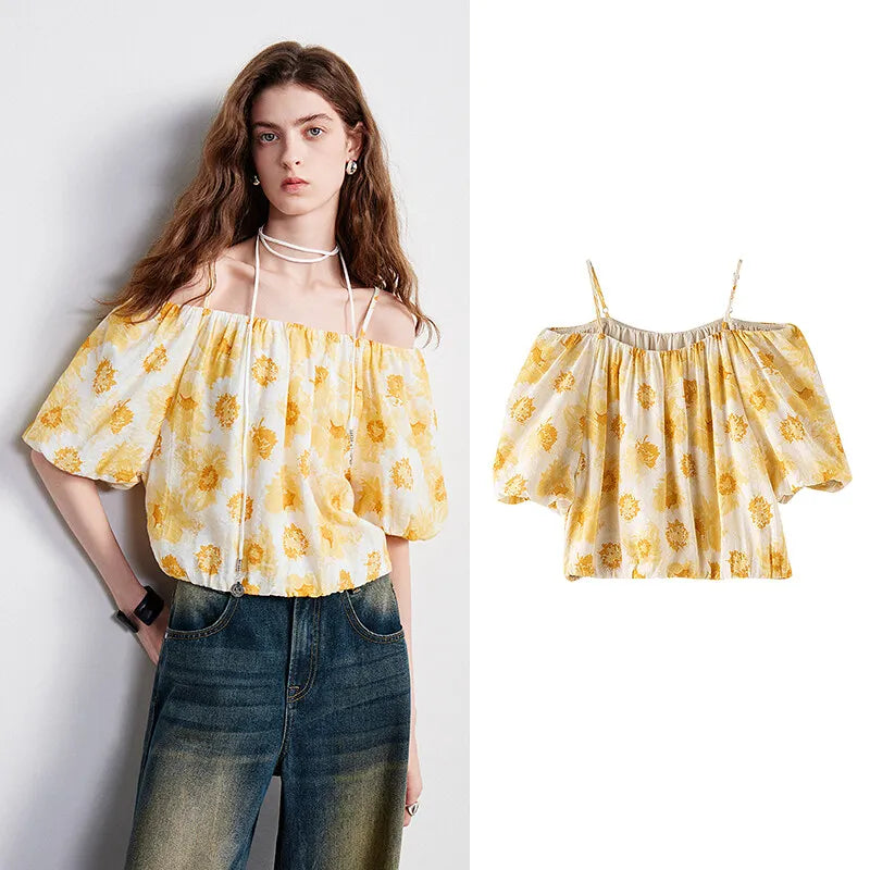 Floral Off-Shoulder Blouse