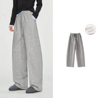 Seam-Detail Wide-Leg Sweatpants