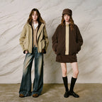 Contrast-Trim Zip Jacket