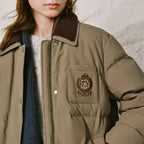 Embroidered Patch-Pocket Jacket