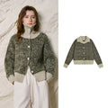 Layered-Look Textured Cardigan
