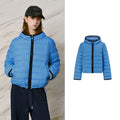 Quilted Hooded Zip Jacket