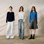 Ribbed Crewneck Knit Sweater