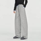 Seam-Detail Wide-Leg Sweatpants