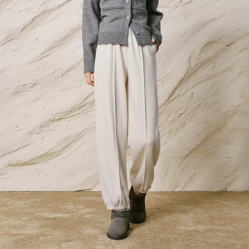 Seam-Detail Tapered Joggers