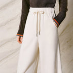 Drawstring Wide-Leg Pants