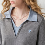Contrast-Trim Knit Polo