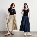 Gathered-Waist Wide-Leg Culottes