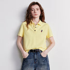 Motif-Detail Short-Sleeve Polo