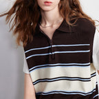 Striped Short-Sleeve Polo