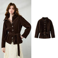 Belted Collared Jacket