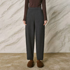 Cropped Tapered Knit Pants