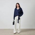 Layered-Look Hooded Sweatshirt