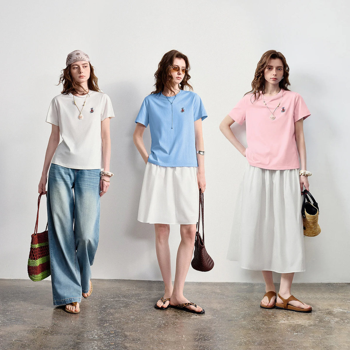 Graphic Short-Sleeve Henley Tee