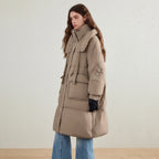 Hooded Longline Puffer Coat