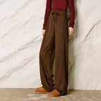 Drawstring Wide-Leg Pants