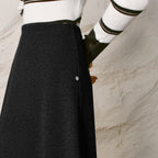 A-Line Midi Skirt