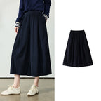 Cropped Wide-Leg Pants