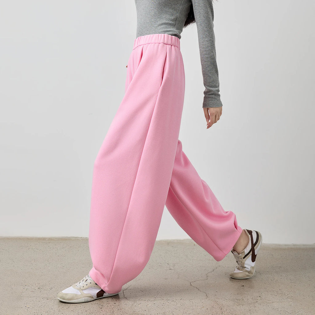 Elastic-Waist Balloon Pants