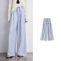 Drawstring Wide-Leg Pants