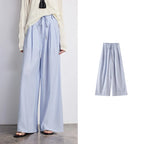 Drawstring Wide-Leg Pants