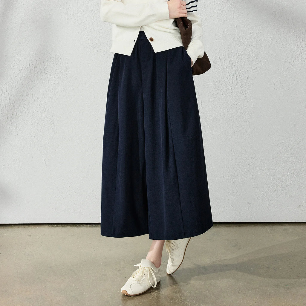 Cropped Wide-Leg Pants
