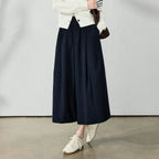 Cropped Wide-Leg Pants