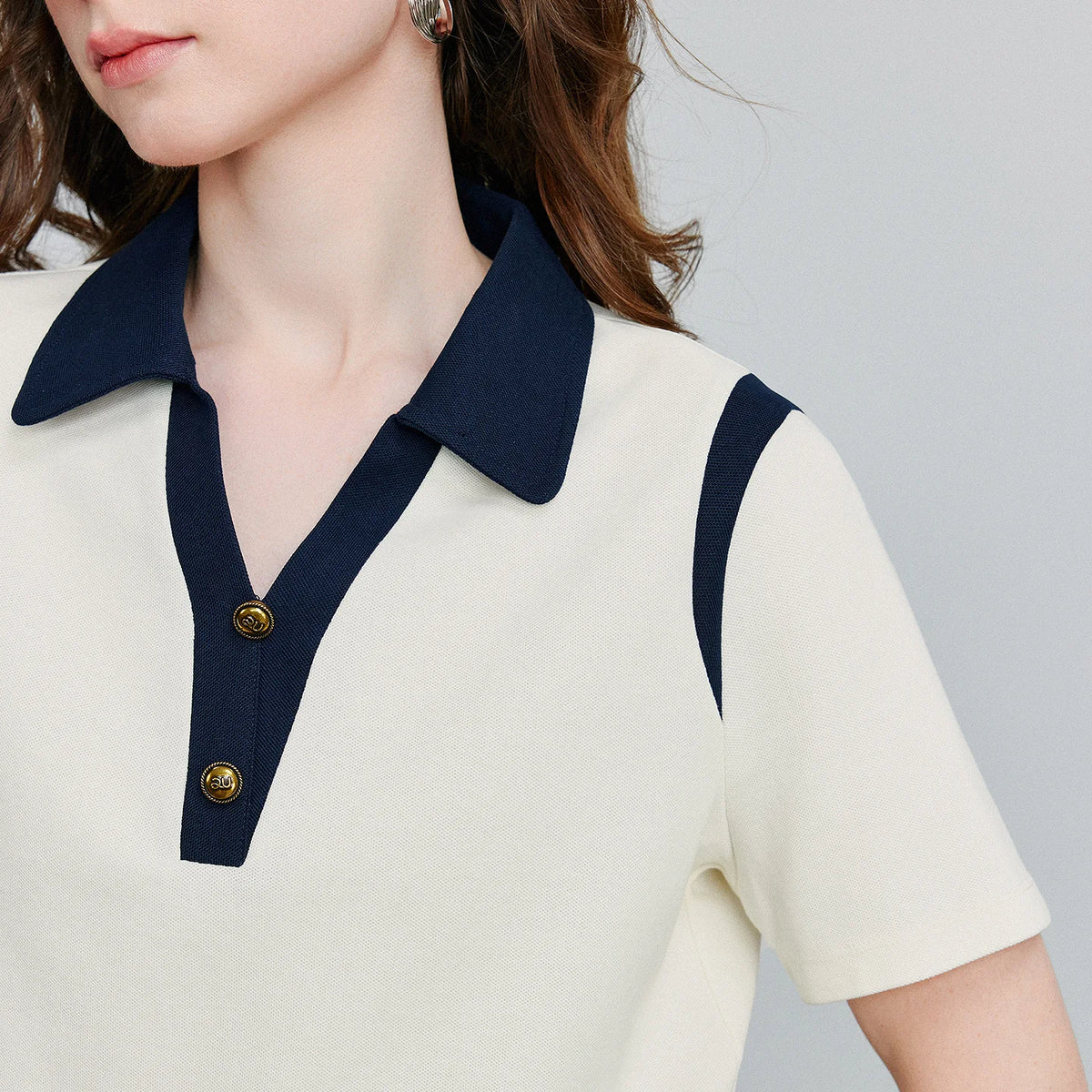 Colorblock Polo Tee