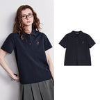 Motif-Detail Short-Sleeve Polo