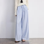 Drawstring Wide-Leg Pants