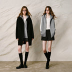 Coat and Hooded Vest Set