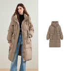 Hooded Longline Puffer Coat