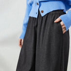Pleated Wide-Leg Pants