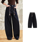 Curved-Leg Jeans