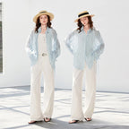 Sheer Balloon-Sleeve Shirt