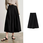 Pleated Wide-Leg Culottes