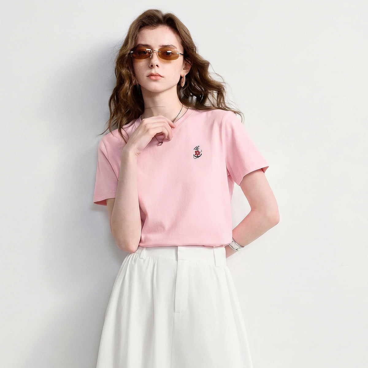 Graphic Short-Sleeve Henley Tee