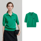 Motif-Detail Short-Sleeve Polo