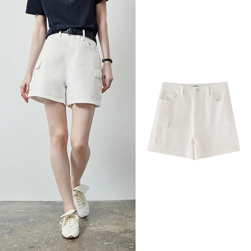 Flap-Pocket Cargo Shorts
